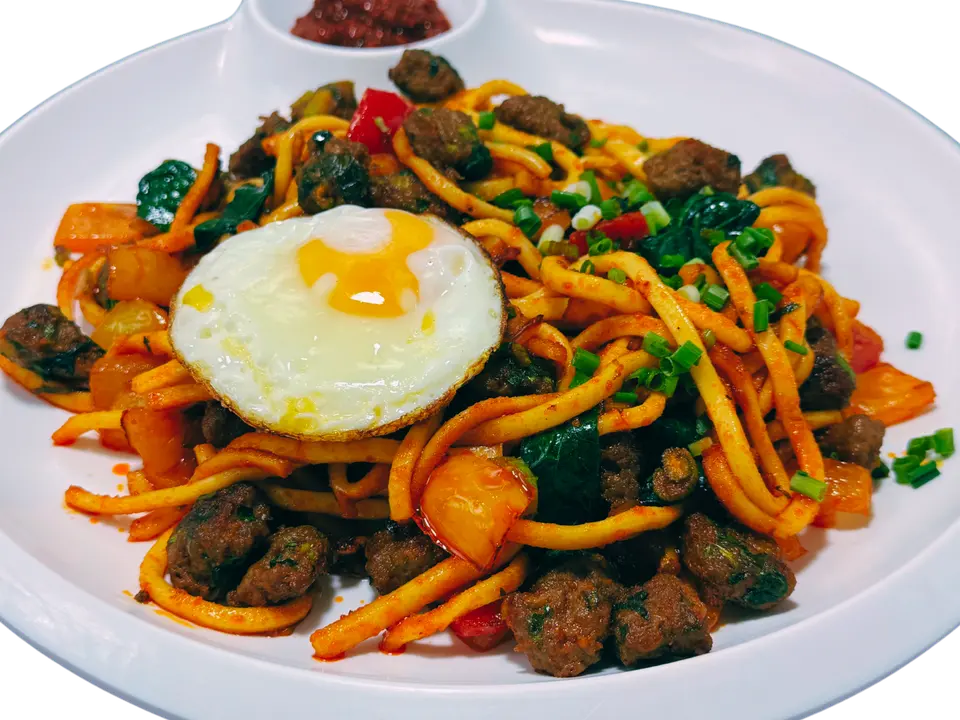 Stir-Fried Lagman